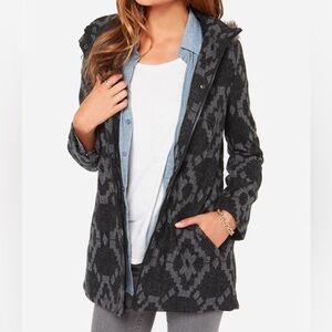 𝅺JACK by BB Dakota Rupert Black Gray Jacket Size XS